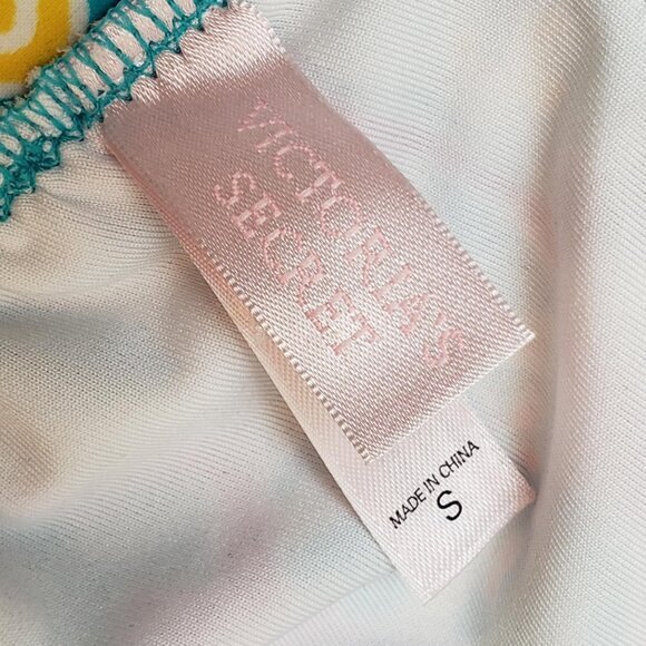 Victoria's Secret Small Beach Sexy Turquoise Caribe Floral Boho Bikini Swim Suit - Picture 9 of 16